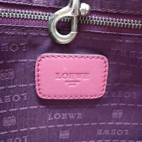 ロエベ LOEWE トートバッグ ヘリテージ レザー ピンク バッグ 【公式通販】