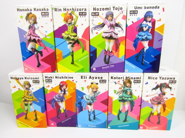 ラブライブ! Birthday Figure Project フィギュア9体セット クリア 