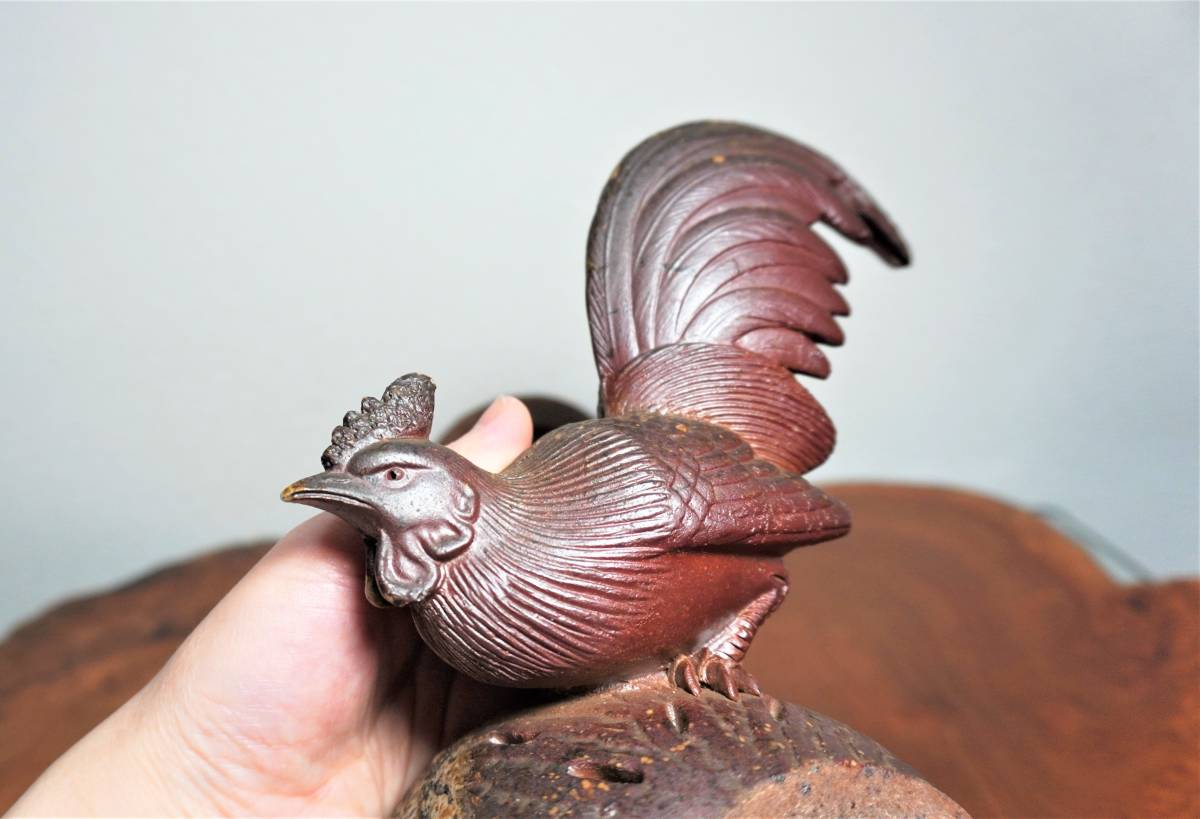 備前焼 備前焼香炉 茶道具 M-37☆昭和初期、細工物の名工 藤原陶臣先生