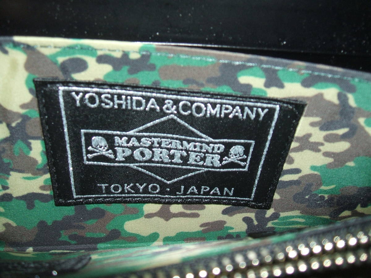新品未使用 mastermindJAPAN×PORTER レザーロングウォレット マスターマインドジャパン×ポーター mastermind JAPAN PORTER ポーター 80周年 ショルダーバッグ