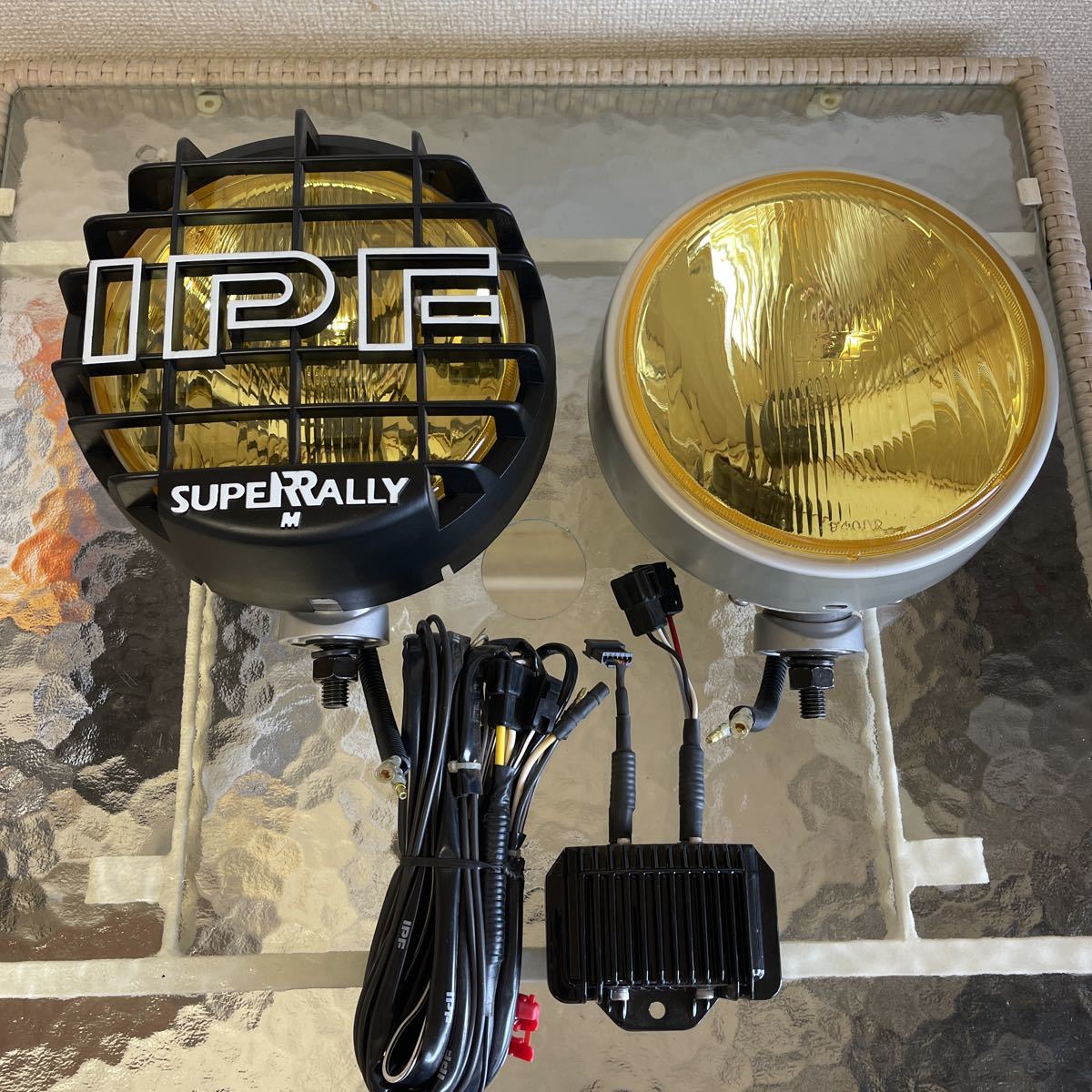 IPF super rally フォグランプ セット 現状品 IPF SUPER フォグランプ