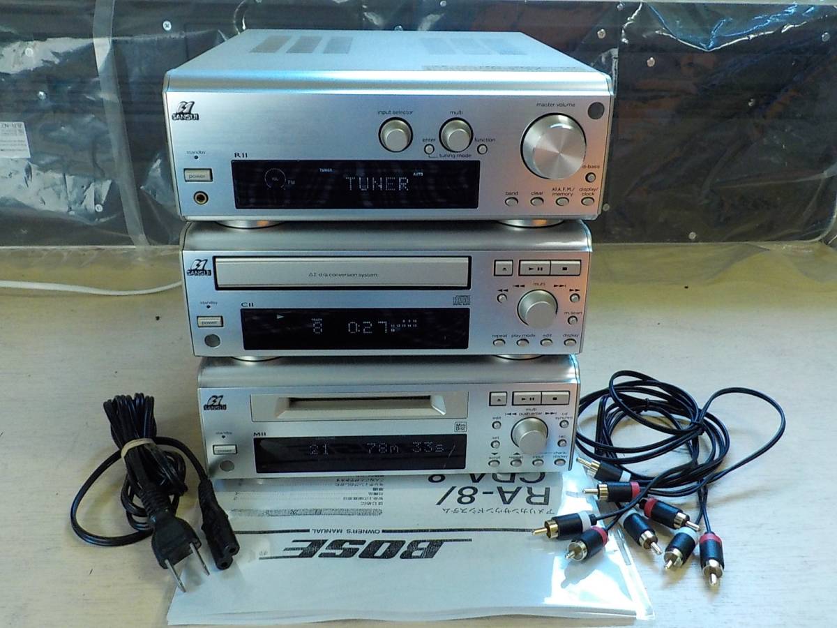 サンスイ - ステレオレシーバーR11•MDレコーダーM11 メルカリ R11