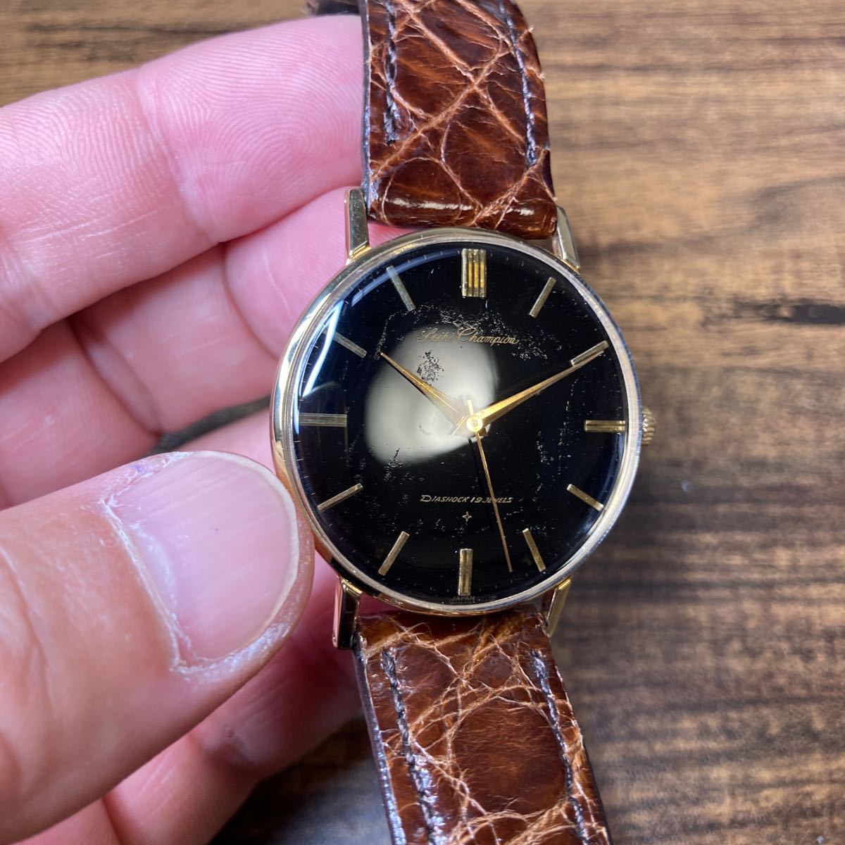 セイコー チャンピオン 19石 SEIKO 手巻き Yahoo!オークション 
