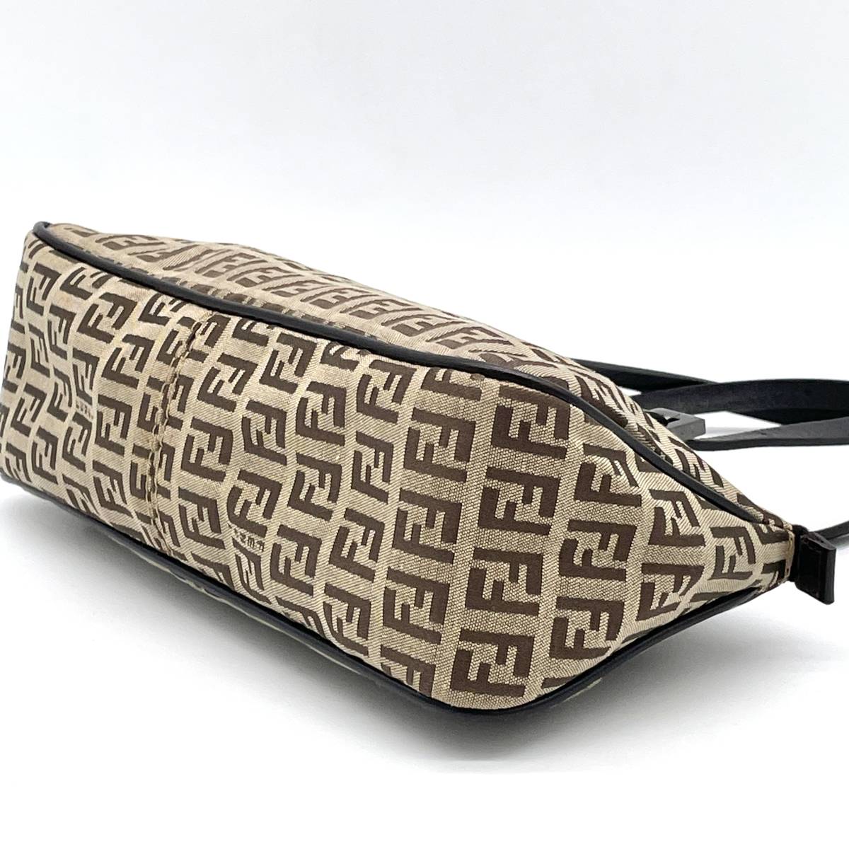 1円 極美品 FENDI フェンディ ズッカ柄 ズッキーノ ミニトート ミニ 