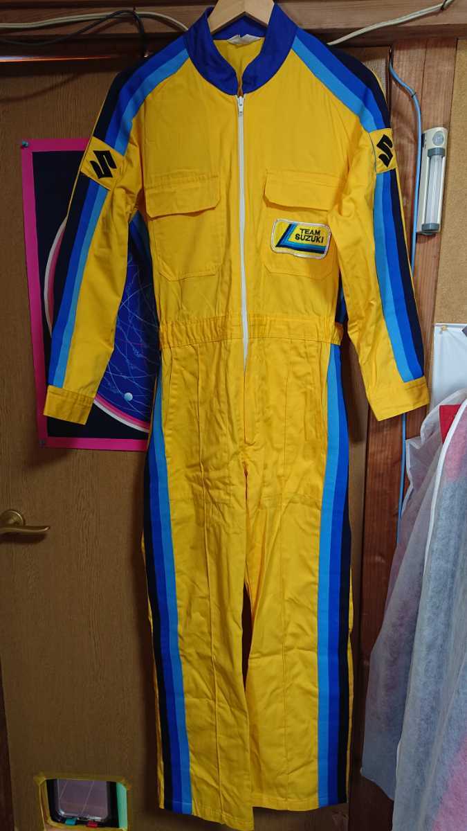 SUZUKI 希少当時TEAMチームSUZUKIラッキーストライクスズキメカニック