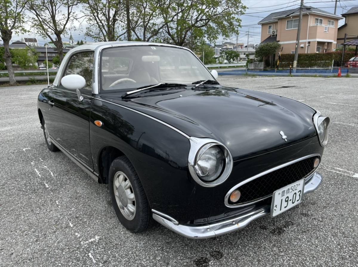 日産 フィガロ Yahoo!オークション 実働 トップ新品交換 ベースに 車 