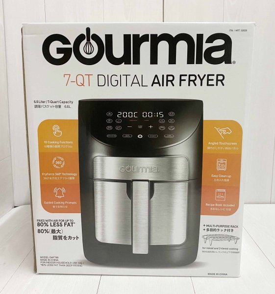 Gourmia 7-QT デジタルノンフライヤー GOURMIA デジタルノンフライヤー