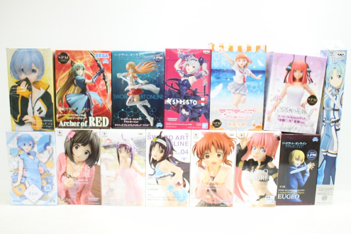 B 2 1 アニメ など プライズ 他 フィギュア など グッズ 他 14点セット まとめ売り 開封 混在 リゼロ ラブライブ Sao など コミック アニメ 売買されたオークション情報 Yahooの商品情報をアーカイブ公開 オークファン Aucfan Com