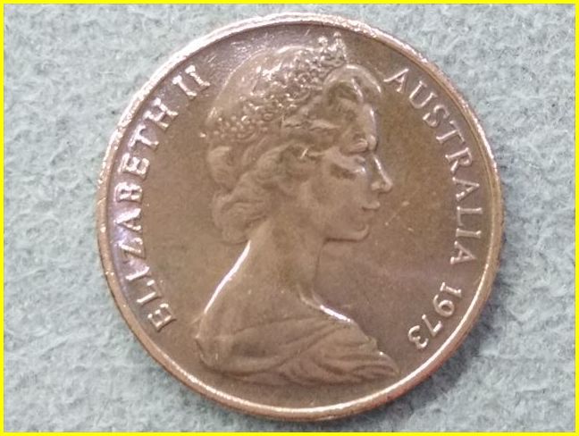 オーストラリア 1セント 硬貨/1973年】 豪 ONE CENT/銅貨/旧硬貨 
