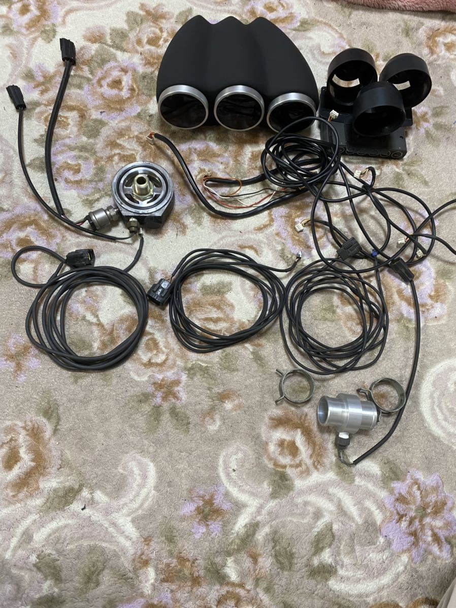 ホンダ S2000 AP1.2 3連メーター 追加メーター Defi デフィ 水温 油温  