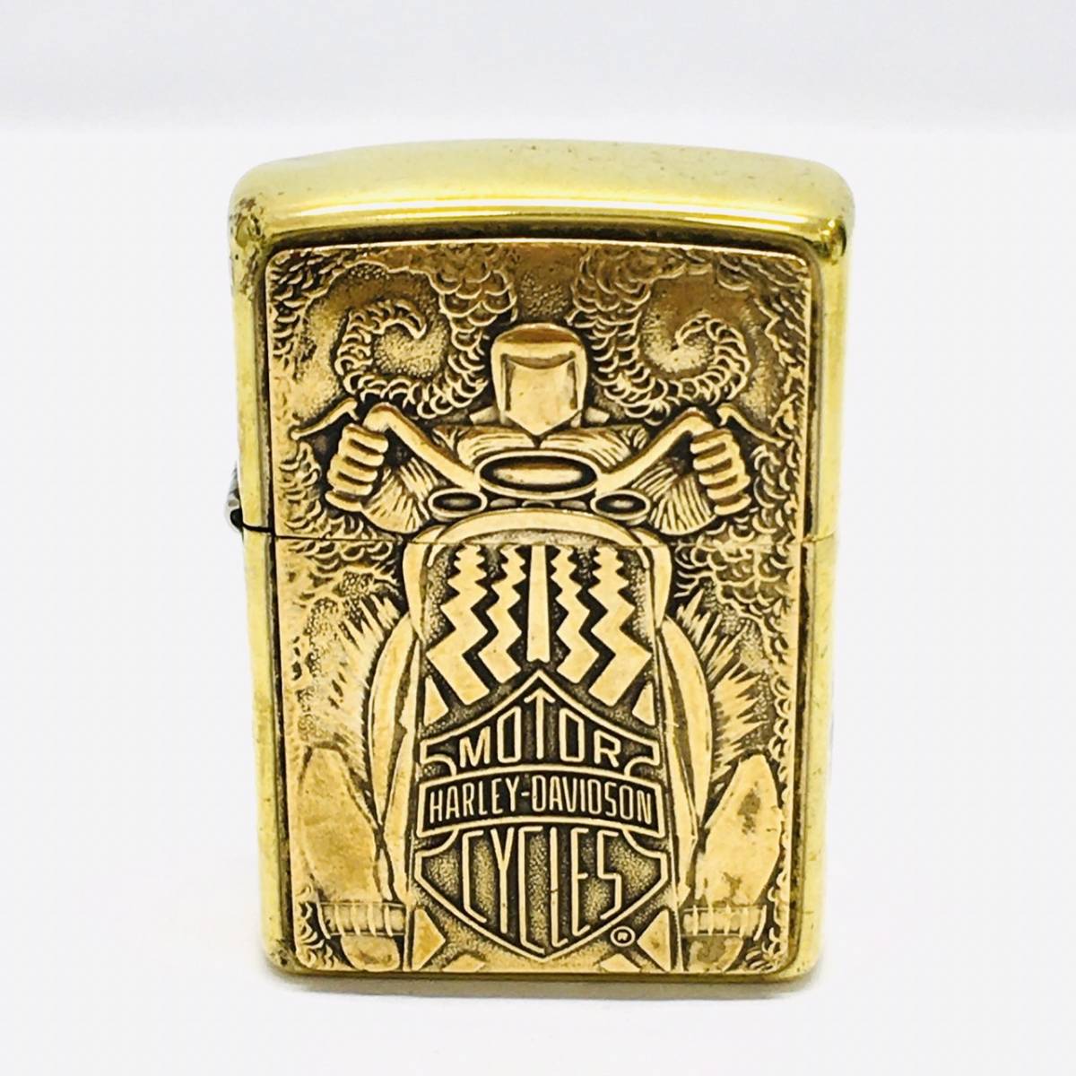 1996年製造 ZIPPO Harley-Davidson 中古（1円～ ☆Zippo/ジッポー 1996 