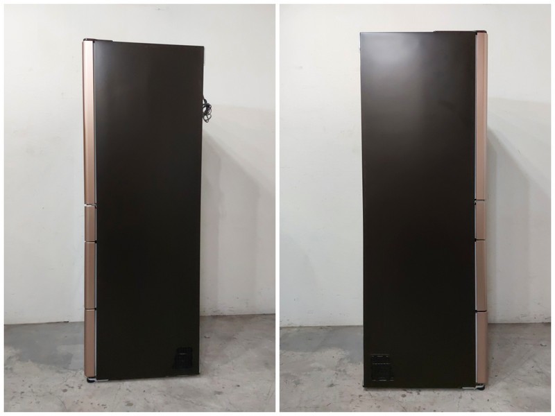 ◆美品/日立/HITACHI/冷凍冷蔵庫/R-XG4300H/430L/真空チルド/クリスタルブラウン/2018年製◆ ： 冷蔵庫 日立の家電品 505L 真空チルドプレミアムXGシリーズ (XW)型