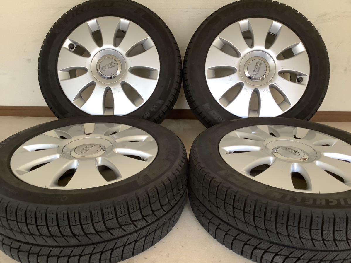 驚きの破格値，限定セール アウディ純正 A3など 16インチ 6.5J 5穴 PCD112 +50 MICHELIN X-ICE3+ 205/55R16 2018年製 スタッドレスタイヤ4本セット(スタッドレスタイヤ)｜売買されたオークション情報、yahooの商品情報をアーカイブ公 5穴