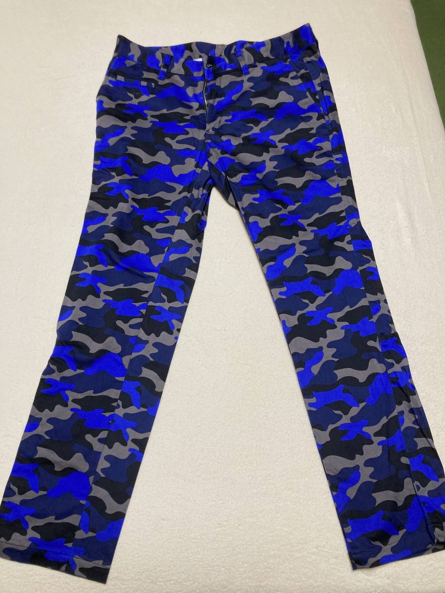 ジャックバニー 長袖 セットアップ ブルー迷彩柄 メンズ ゴルフ