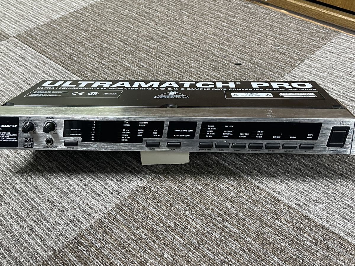 BEHRINGER ベリンガー SRC2496 サンプリングレートコンバーター