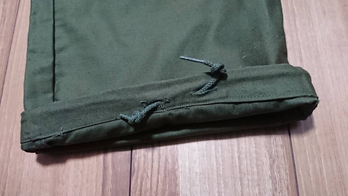 M-65 カーゴパンツ アルミジップ SMALL-LONG デッドストック m65 実物 