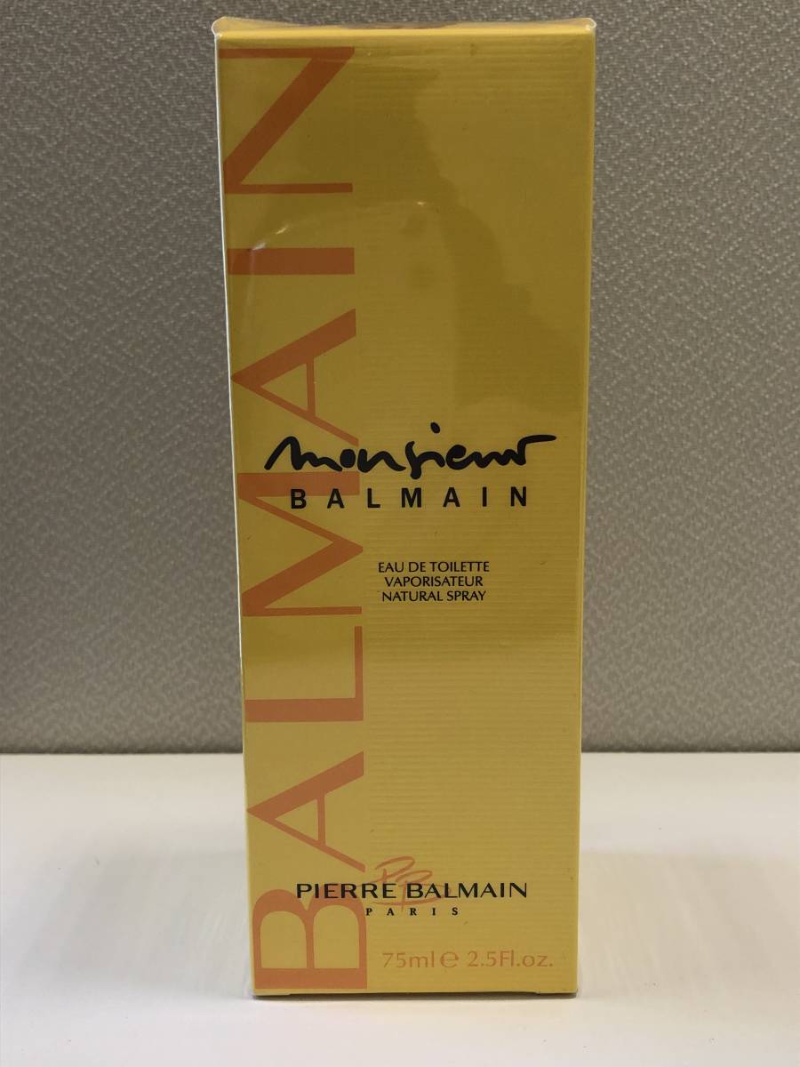 新品未使用 ピエールバルマン ムッシュ 言うまでもない バルマン 75ml 香水
