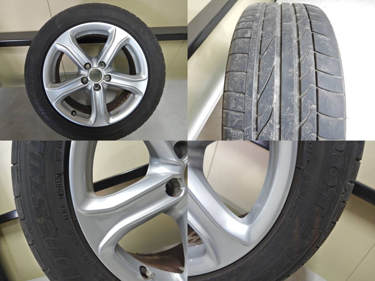 アウディA4(8K)系 純正ホイール 7.5J×17 ET45 8K601025CE 225/50R17