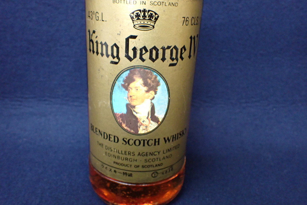☆050634 KING GEORGE Ⅳ キングジョージ 4世 スコッチ ウイスキー