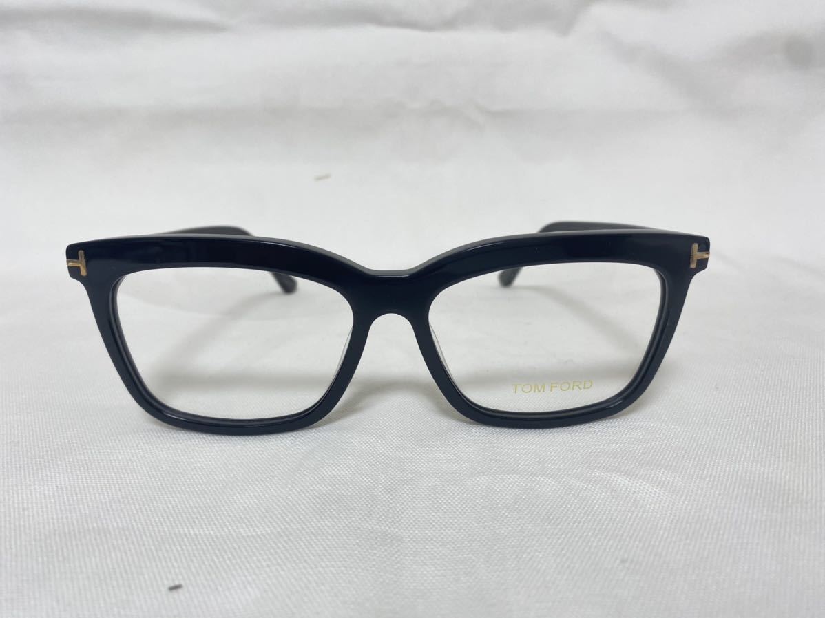 トムフォード メガネフレーム TOMFORD TF5686-B 001 美品 伊達眼鏡  