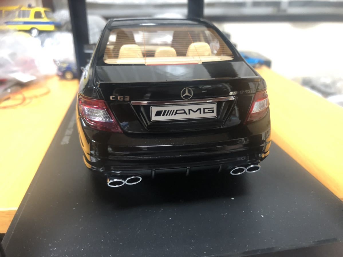 Autoart オートアート 1⁄18 メルセデスベンツ C63 AMG ブラック(乗用車