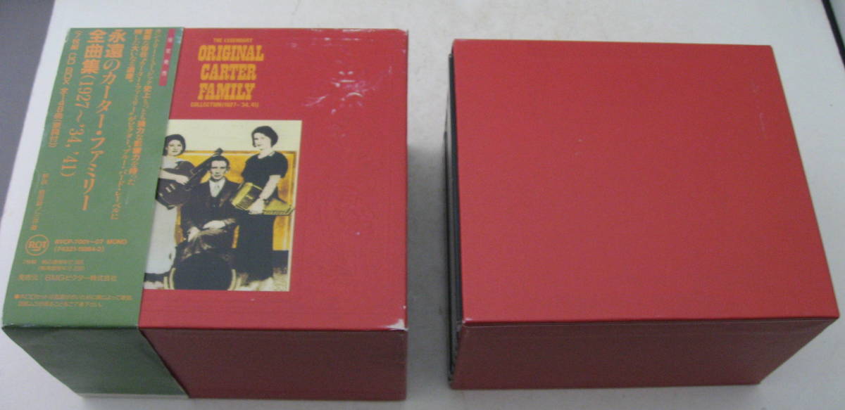 CD-BOX 永遠のカーター・ファミリー全曲集(1927～34，41) 7枚組 全148