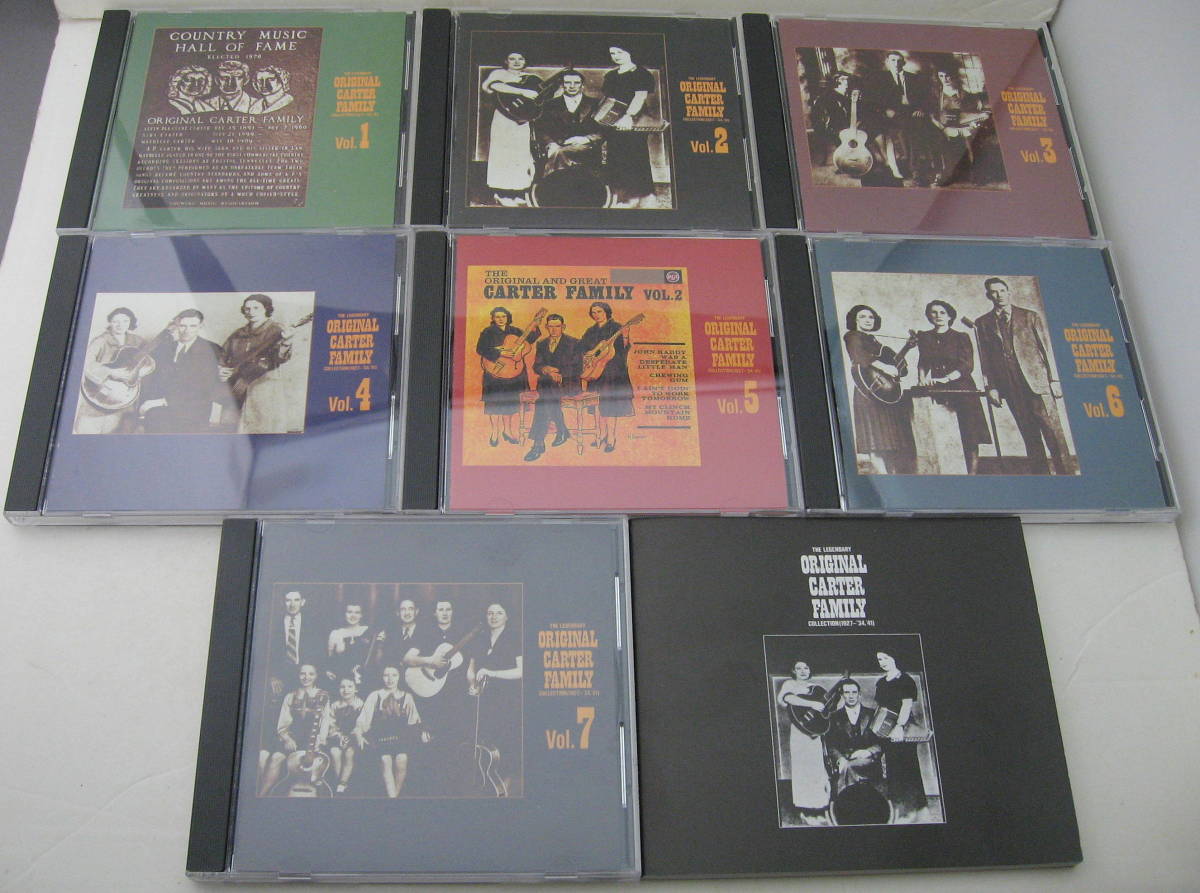 CD-BOX 永遠のカーター・ファミリー全曲集(1927～34，41) 7枚組 全148