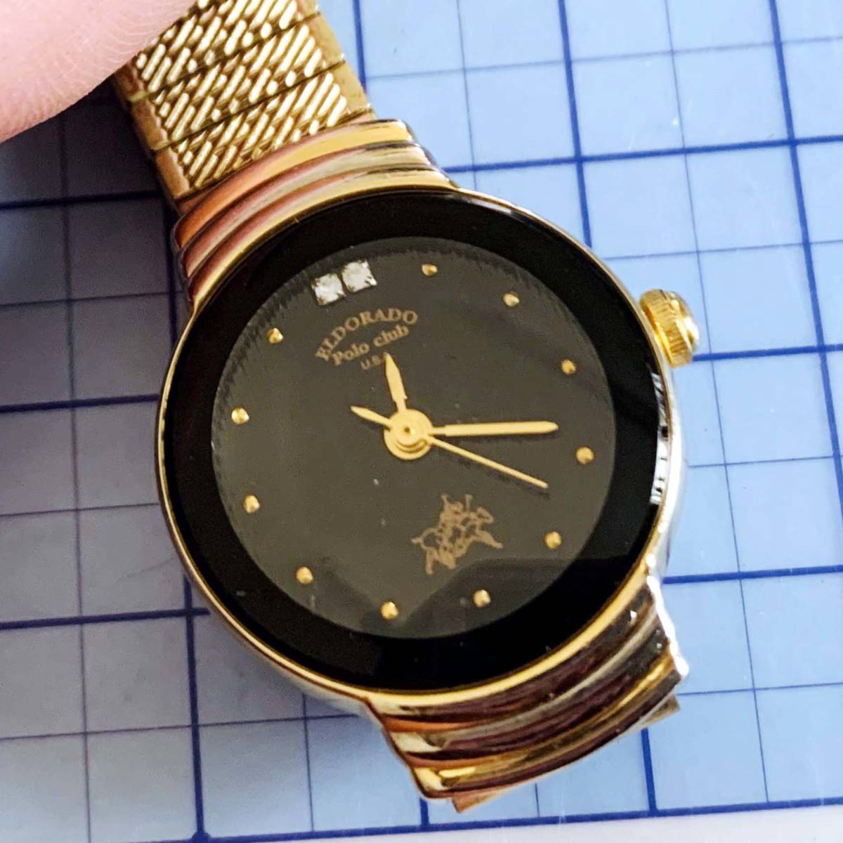 美品 ELDORADO POLO CLUB エルドラド ポロ クラブ レディース腕時計 