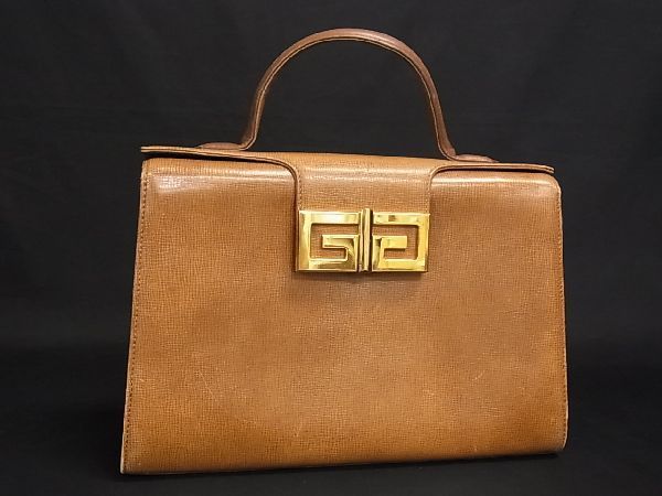 大人気，品質保証 1円 GIVENCHY ジバンシィ ヴィンテージ レザー ワンハンドル ハンドバッグ 手提げかばん 手持ちかばん レディース ブラウン系 b2905Vオ(女性用)｜売買されたオークション情報、yahooの商品情報を 女性用
