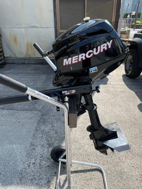 MERCURY マーキュリー 船外機 4スト 2馬力改3.5馬力 S足 中古品(10  