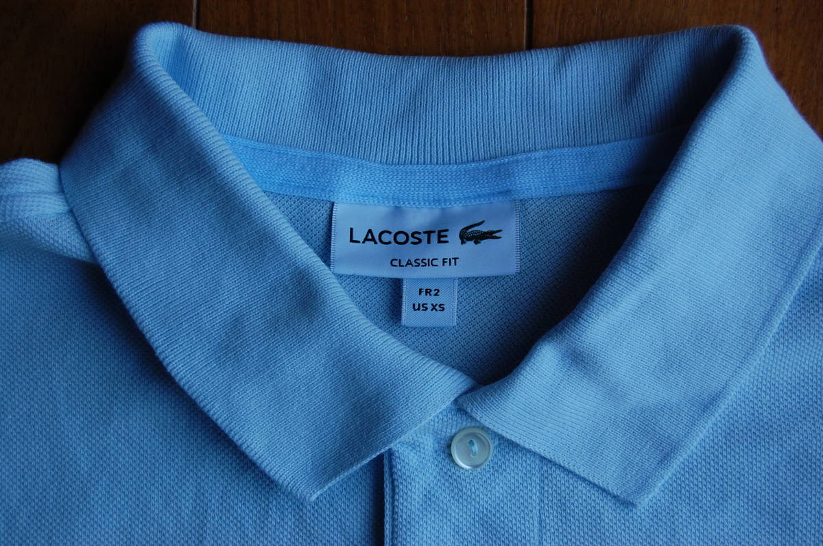 着用1回のみ】LACOSTE/ラコステ 半袖ポロシャツ L1212 メンズ 2サイズ 