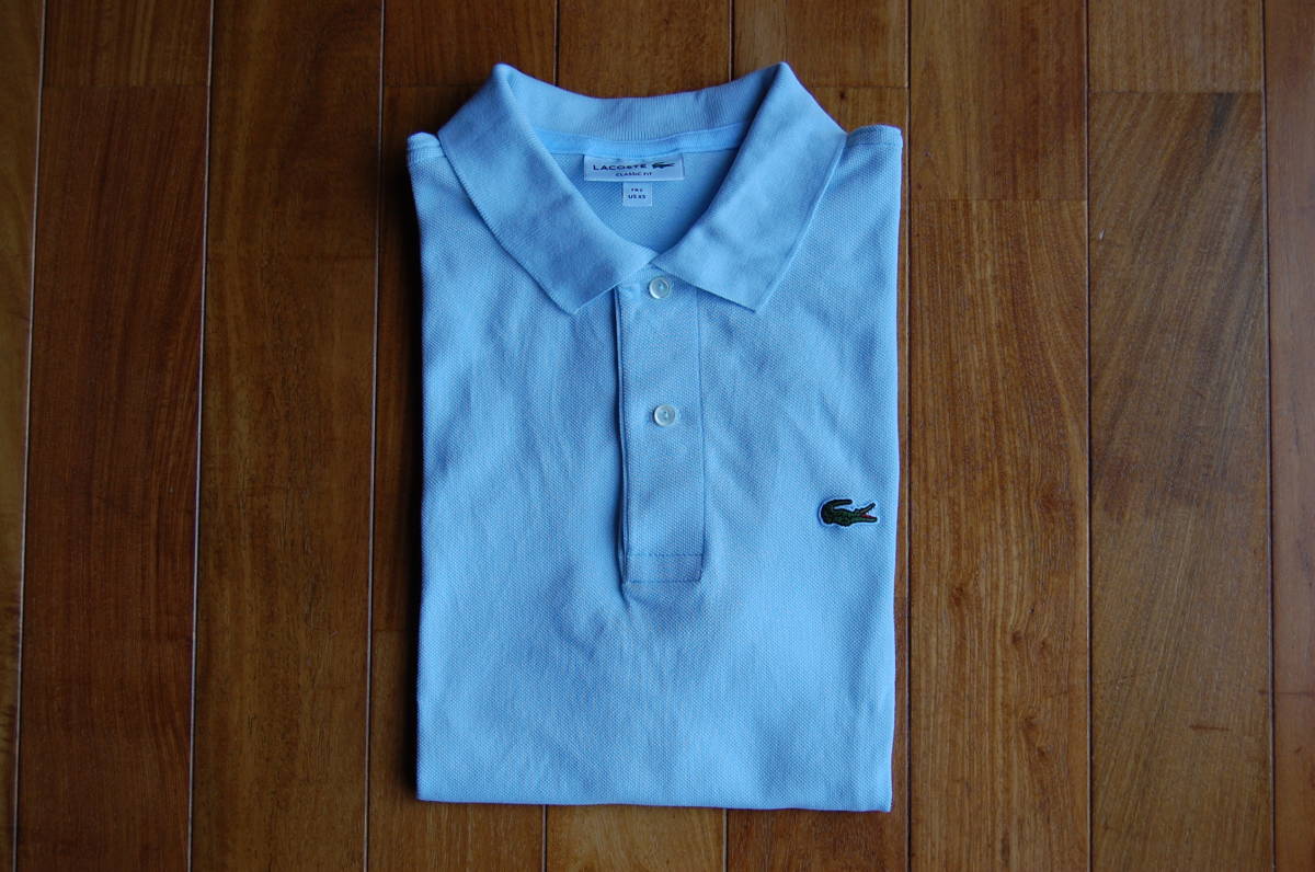着用1回のみ】LACOSTE/ラコステ 半袖ポロシャツ L1212 メンズ 2サイズ 