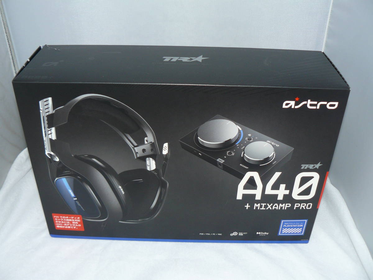 送料込 アストロ A40 TRヘッドセット + MIXAMP PRO TR 試し使用のみ A40 +
