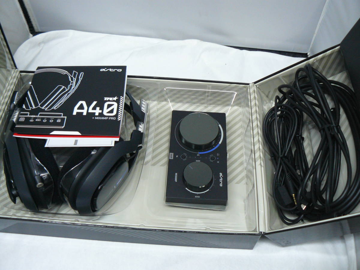 送料込 アストロ A40 TRヘッドセット + MIXAMP PRO TR 試し使用のみ A40 +