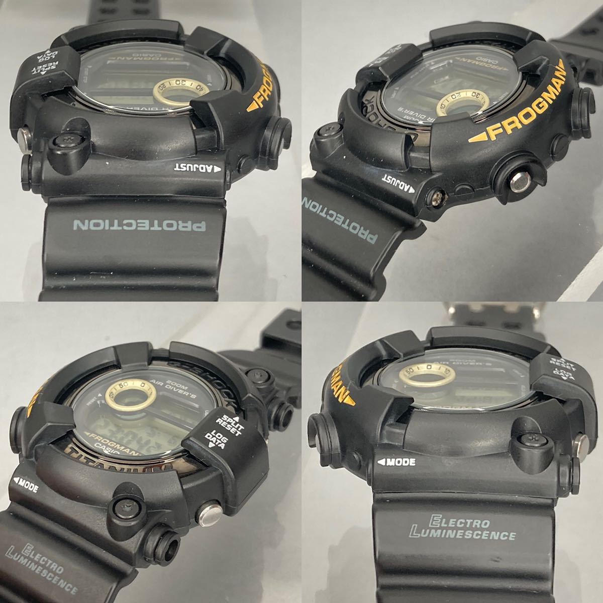 極美品 箱説付 CASIO G-SHOCK DW-8200BM-1T FROGMAN フロッグマン MEN 