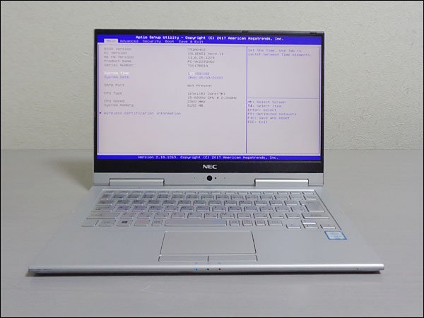NEC VersaPro UltraLite VK23T/GV-U Core i5 6200U 2.30GHz/8GB/なし WLAN Bluetooth フルHD タッチパネル Webカメラ 難あり NEC UltraLite VK23T&frasl;GV-U VERSAPRO 2.30GHz NECが新ビジネスPC16タイプ78