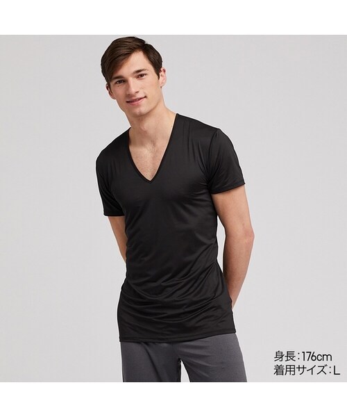 ユニクロ エアリズム メンズ ブラック 4xl 5枚セット Uniqlo Airism 半袖 インナー 黒 Vネック 正規品 大きいサイズ 送料 ５２０円 半袖tシャツ 売買されたオークション情報 Yahooの商品情報をアーカイブ公開 オークファン Aucfan Com