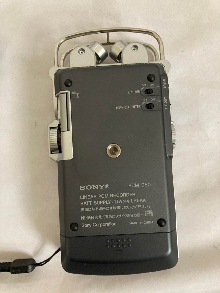 【動作確認済】 SONY ソニー PCM-D50 リニアPCMレコーダー ICレコーダー ボイスレコーダー / 60 (007294D) PCM-D50 SONY ソニー 藤本健のDigital ★新同動作品! 通販