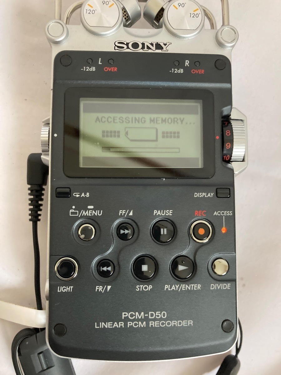 【動作確認済】 SONY ソニー PCM-D50 リニアPCMレコーダー ICレコーダー ボイスレコーダー / 60 (007294D) PCM-D50 SONY ソニー 藤本健のDigital ★新同動作品! 通販