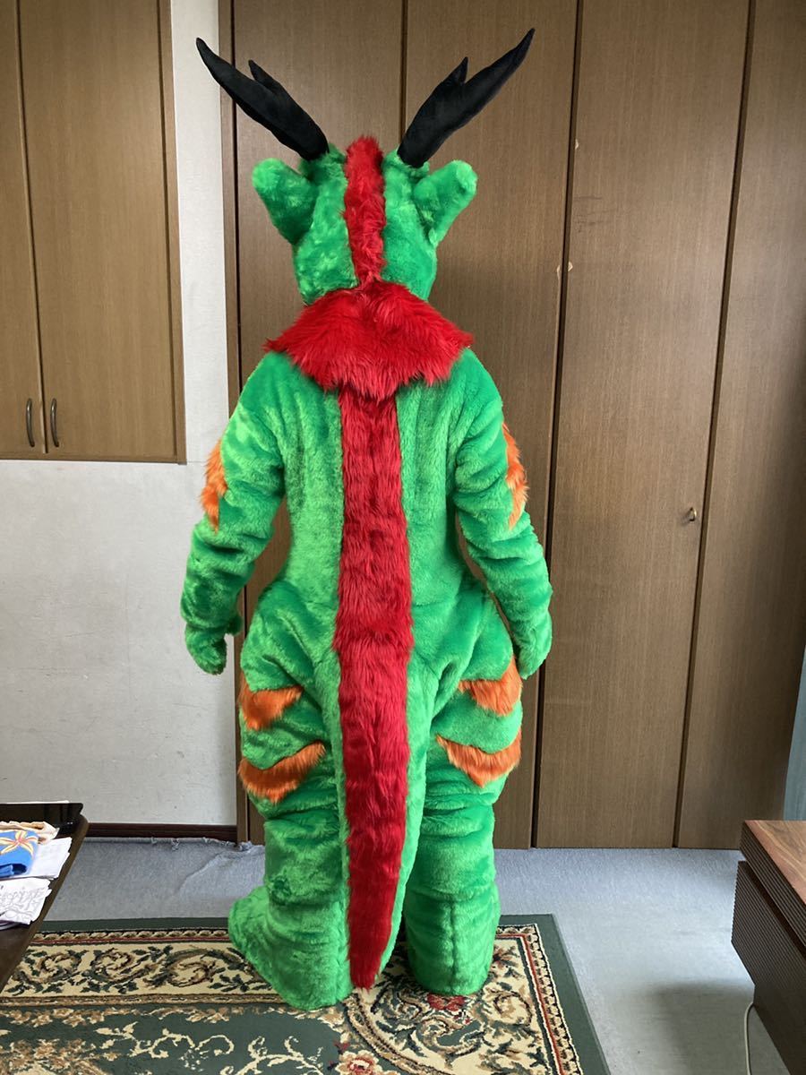 ファースーツ ドラゴン fursuit ケモノ 着ぐるみ 等身大 アトラク