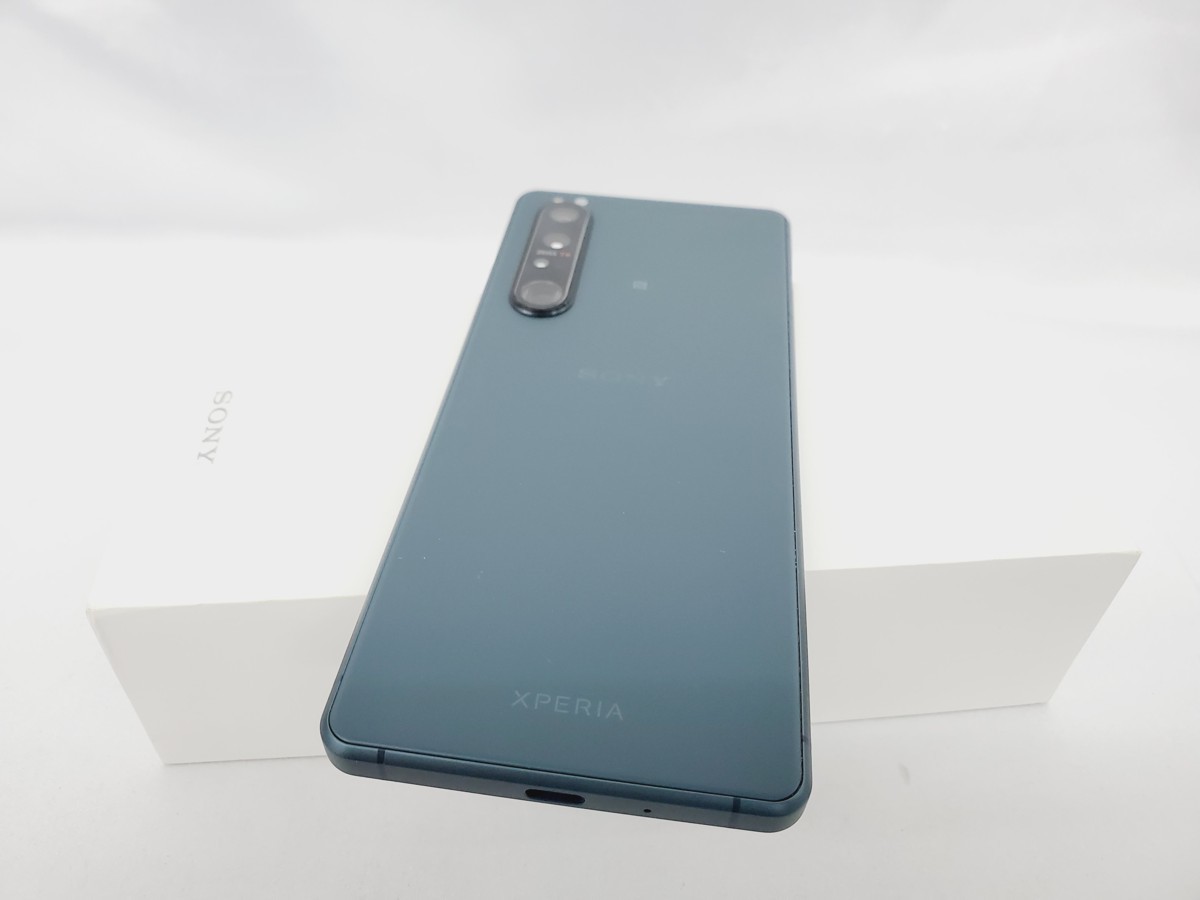 【ジャンク】国内版SIMフリー スマートフォン SONY XPERIA 1 Ⅲ XQ-BC42 フロストグリーン ※おサイフ履歴残あり 10996315