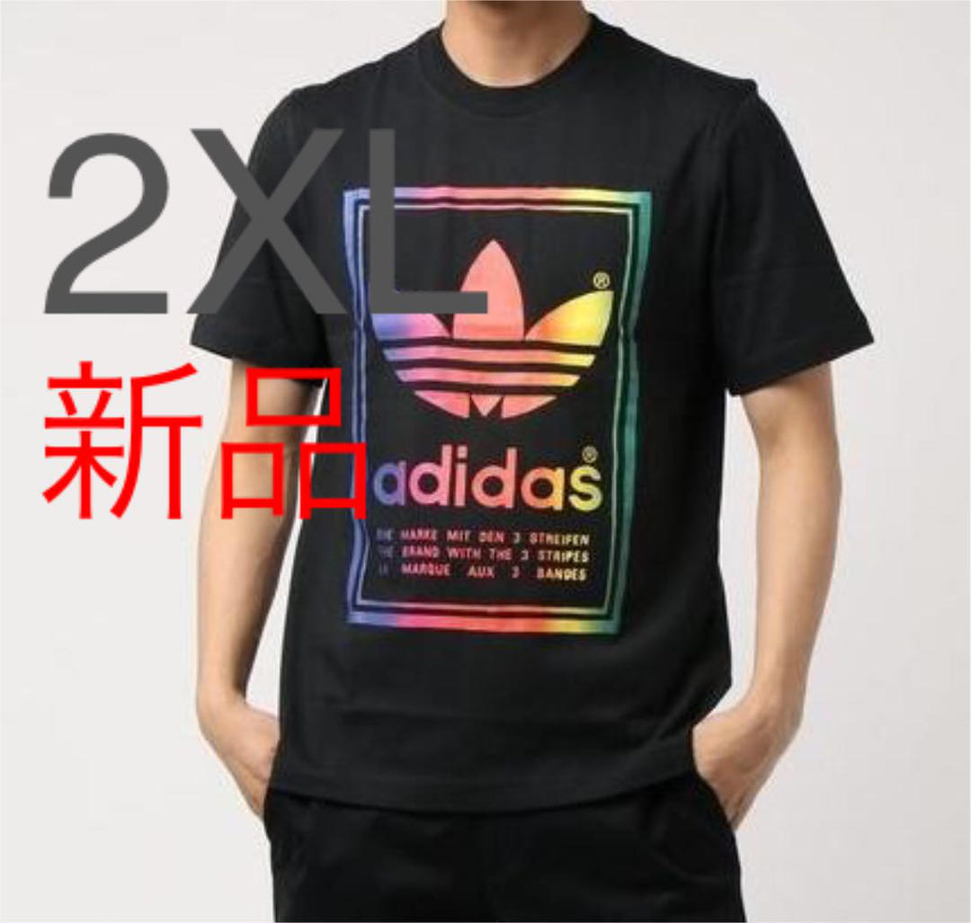 写真・グラフィック M :) 新品 アディダスオリジナルス グラフィック トレフォイル Tシャツ 2XL
