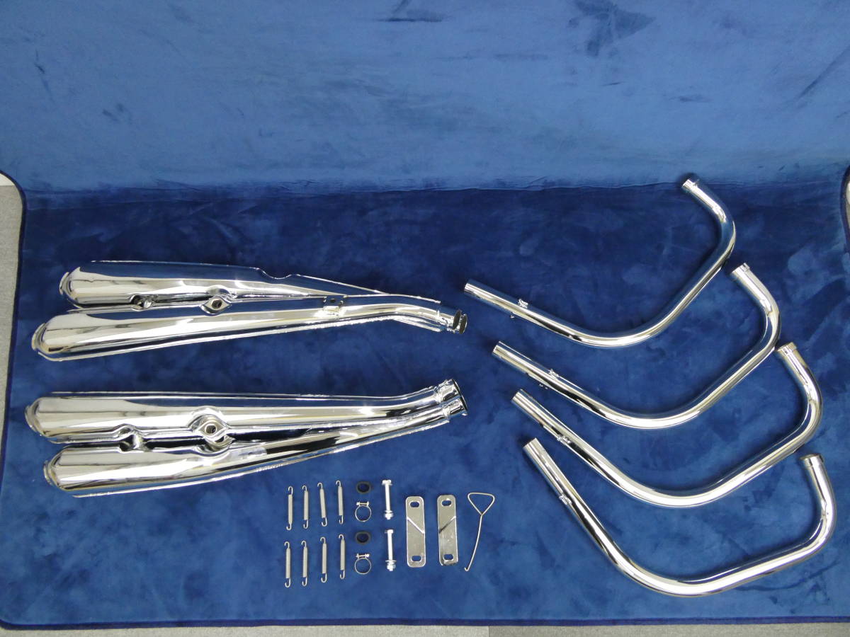 4本出し マフラー メッキ ゼファー1100 / ZRT10 RS ZR1100A Z2仕様Z1