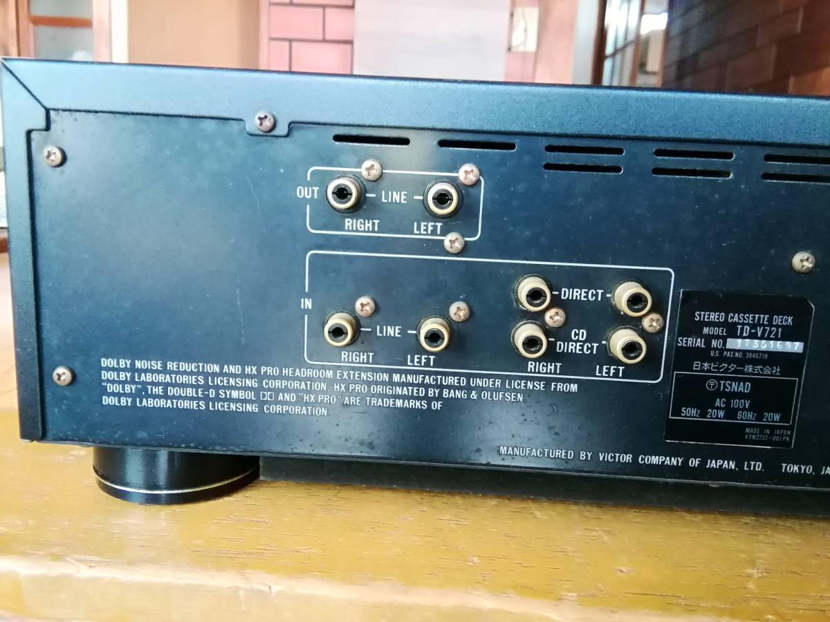 TD-V721 Victor ステレオカセットデッキ公式通販 ビクター