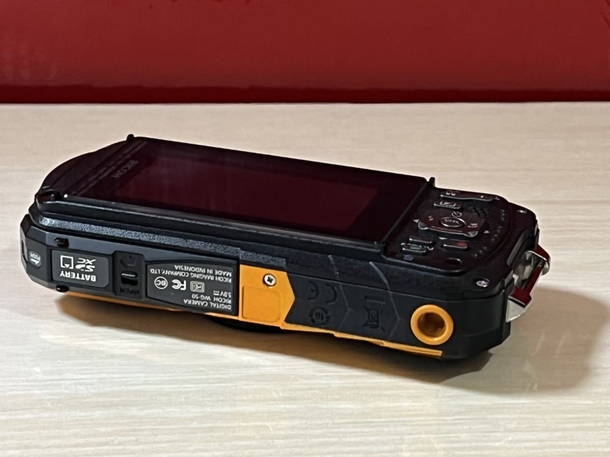 WG-50 RICOH リコー オレンジ 防水デジタルカメラ デジタルカメラ
