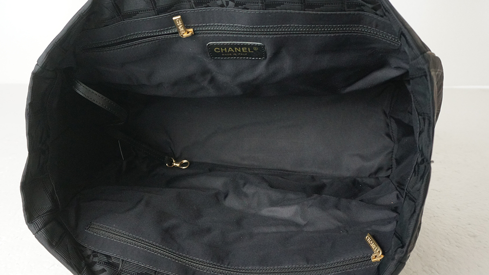 良好 CHANEL シャネル ニュートラベルライン ニュートラベル 黒