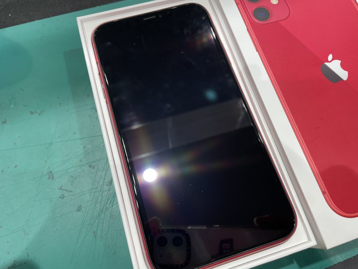 ジャンク】iPhone11 128GB【部品取り】Product RED 【外装美品】 Apple