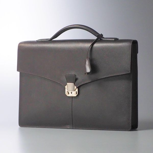正規品，大人気 MD7706//イタリア製 ダンヒル/dunhill サイドカー/レザーブリーフケース/ハンドバッグ/鞄/茶/ブラウン(かばん、バッグ)｜売買されたオークション情報、yahooの商品情報をアーカイブ公開 - オーク かばん、バッグ