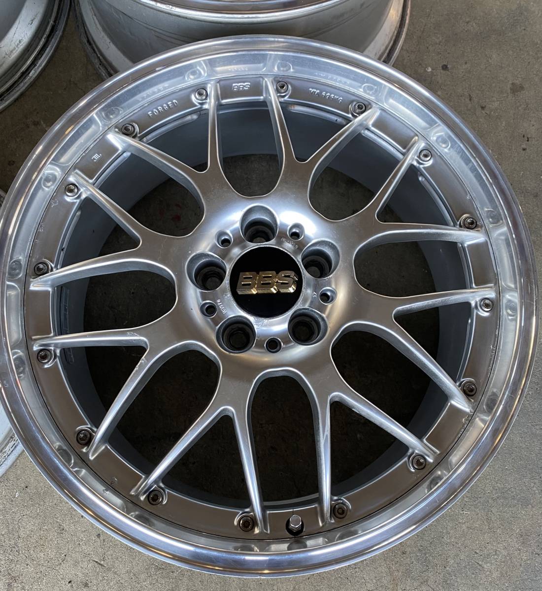 希少！深リム！BBS RS970 RS971 19インチ 8.5J/9.5J 5H 114.3 +43/+45 4本_3