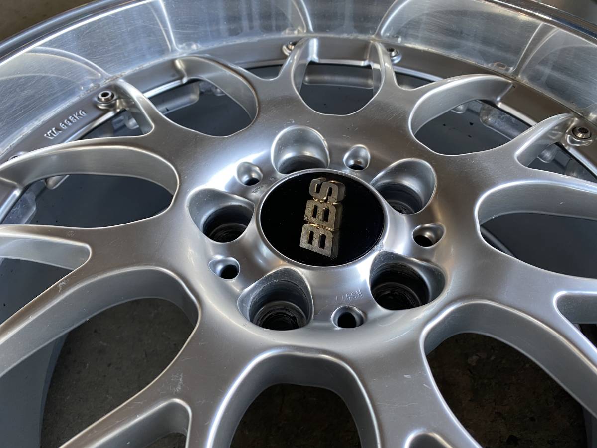 希少！深リム！BBS RS970 RS971 19インチ 8.5J/9.5J 5H 114.3 +43/+45 4本_7